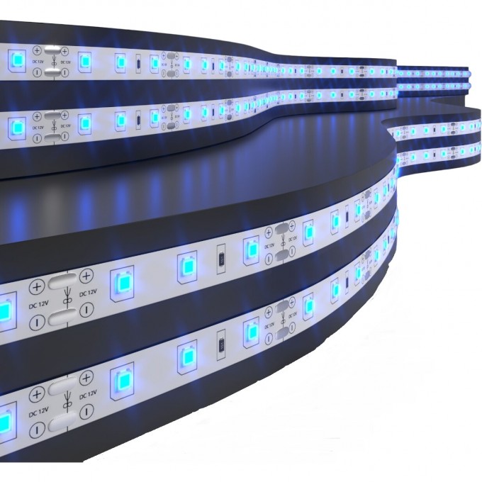 Лента светодиодная ELEKTROSTANDARD 12V 4,8W 60LED 2835 IP65 синий 5м a040999 Лента светодиодная ELEKTROSTANDARD 12V 4,8W 60LED 2835 IP65 синий 5м a040999
