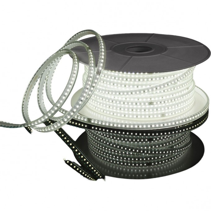Лента светодиодная ELEKTROSTANDARD 220V 14,4W 120LED 2835 IP65 холодный белый 50 м a053640 Лента светодиодная ELEKTROSTANDARD 220V 14,4W 120LED 2835 IP65 холодный белый 50 м a053640