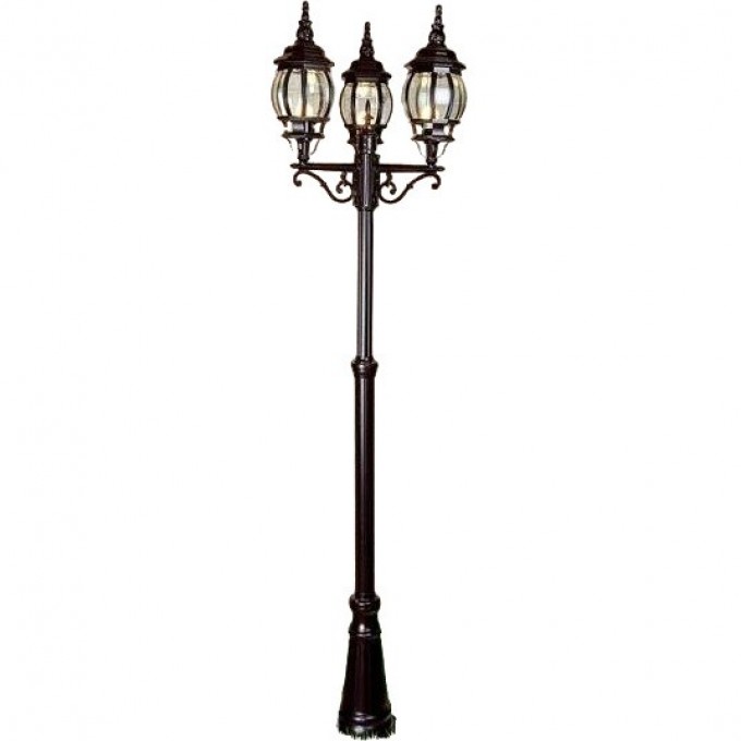 Уличный трехрожковый светильник на столбе ELEKTROSTANDARD CLASSIC IP33 a025753 Уличный трехрожковый светильник на столбе ELEKTROSTANDARD CLASSIC IP33 a025753